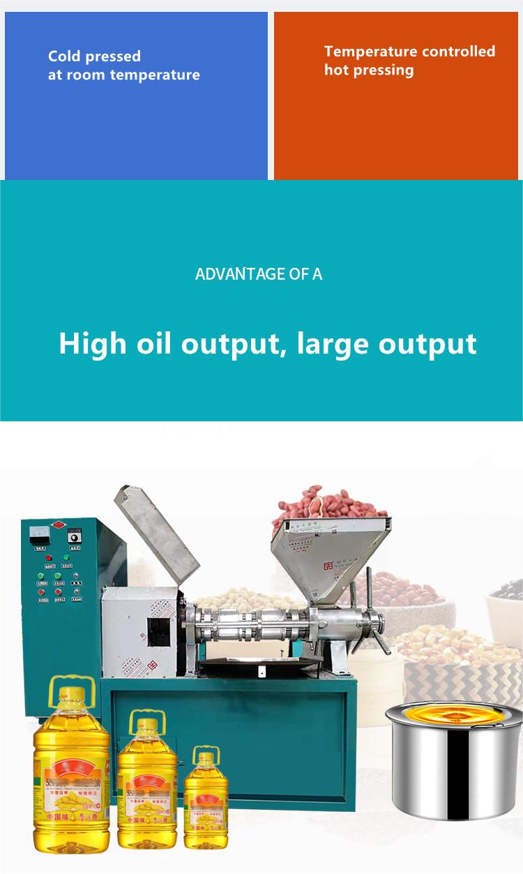 Cold Peanut Oil Press Machine Olive Oil Mill Making Pressing Coconut oil pressers Extracting Machine
