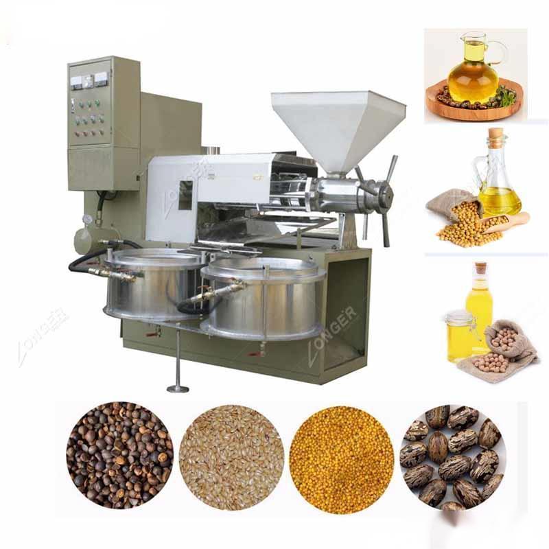 Automatic Rapeseed Soybean Palm Seeds Peanut Mustard Sesame Oil Pressers Extracting Olive Oil Extraction Machine