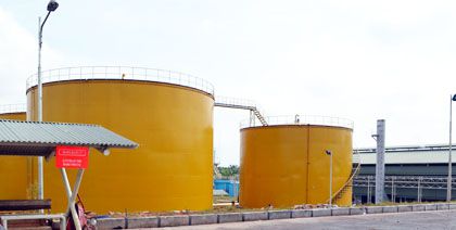 bulk oil storage equipment for palm oil production mill