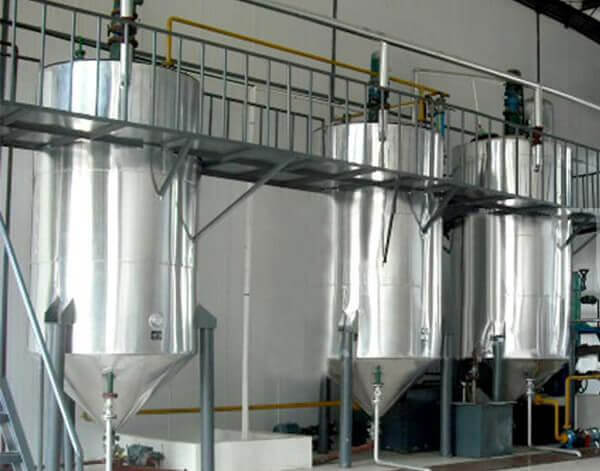 flaxseed oil degumming equipment in refinery plant