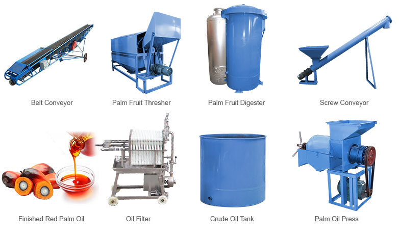small palm oil production machine for sales