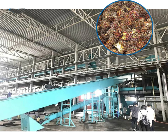 100 TPD Palm Oil Processing Milling Machine in Nigeria